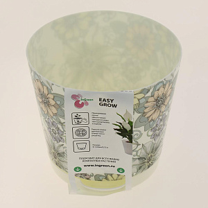 Горшок для цветов Easy Grow D 120 с прикорневым поливом 0,75 л Цветочный дом ING47012ЦД 000000000001191660