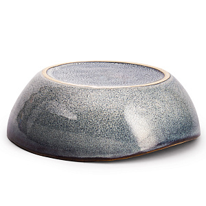 Салатник 18см Агат голубой глазурованная керамика 000000000001217661