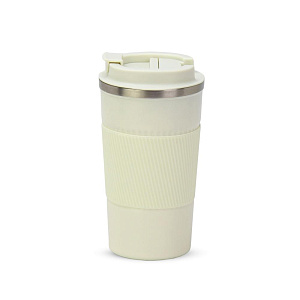 Термокружка 510мл в ассортименте пластик/нержавеющая сталь 000000000001225828