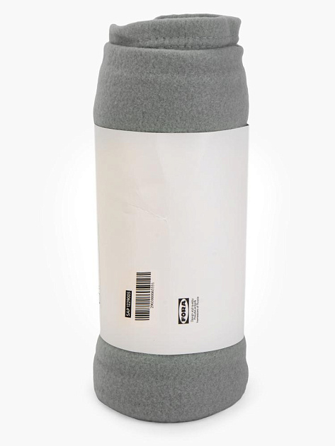 Плед 160х120см FORA плотность 130гр/м серый полиэстер 000000000001229005