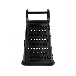 Терка 4-х гранная 23х12х13,5см черный нержавеющая сталь/пластик 000000000001224396