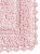 Коврик для ванной 60x100см DE'NASTIA кружево розовый хлопок 100% 000000000001181263