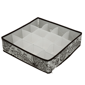 Набор органайзеров 2шт для белья SUMMER 33х33х9см без крышки, складной, полипропиленHHSS-3031-02 000000000001192337