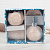 Набор для ванной 4 предмета ДОЛЯНА Грация мыльница дозатор для мыла 2стакана персиковый керамика 000000000001211490