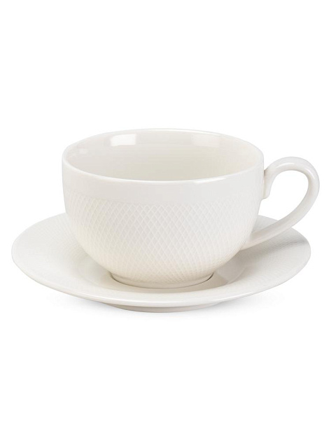 Пара чайная 240мл/14,8см MATISSA Diamond фарфор 000000000001230680