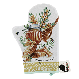 Варежка-прихватка 20х28см Honey mood 35% хлопок 65% полиэстер ватин 250г/м2 4665424 000000000001203301