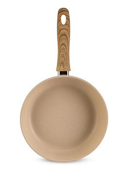 Сковорода 28см CASTA Cream Marble глубокая антипригарное покрытие бакелитовая ручка бежевый жемчуг литой алюминий 000000000001229152