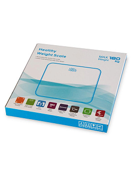 Весы напольные 26х26см электронные до 180кг в ассортименте тип батареи ААА закаленное стекло/пластик 000000000001227239