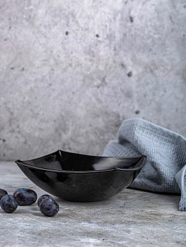 QUADRATO BLACK Салатник 14см LUMINARC опал H3669 000000000001064003