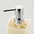 Диспенсер для жидкого мыла DE'NASTIA четырёхгранный зауженный персик пластик 000000000001207092