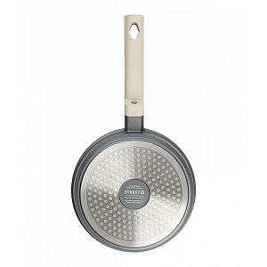 Сковорода с крышкой 20см DE'NASTIA глубокая силикон бежевый алюминий 000000000001223611