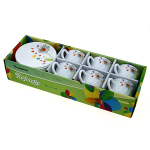 Чайный набор Ромашка Farforelle, 190мл, 12 предметов 000000000001003628