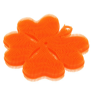 Губка для мытья посуды Клевер Pamire, силикон 000000000001164243