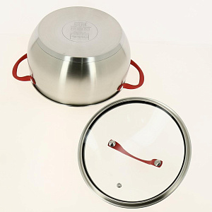 Кастрюля Cristelle Soft Red, объем 3,3 л, код  Cr2236 000000000001187658