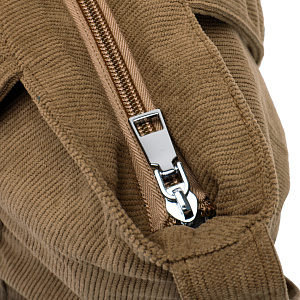 Сумка женская 34x34х7см бежевый вельвет/полиэстер 000000000001221754