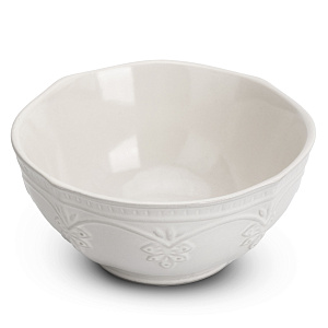 Салатник 15см Восток белый глазурованная керамика 000000000001217547