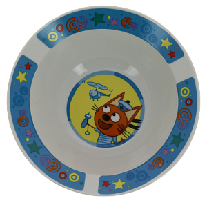 Миска фарфор 300 мл,  Три кота  Синий,КРС-830 000000000001193708