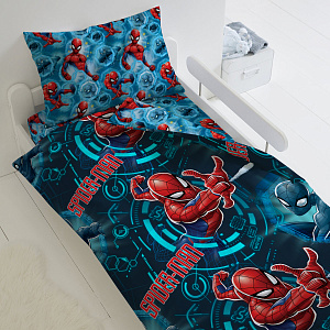 Комплект постельного белья Человек Паук NEON, 1.5 спальный 000000000001176347
