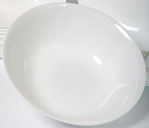 Набор столовый 19 предметов OLAFF БЕЛАЯ (тарелка 180мл-6шт 230мл-6шт,салатник 830мл-6шт, салатник 1,54л-1шт) подарочная упаковка опал 000000000001207539