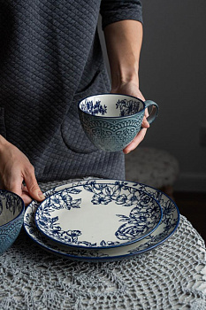 Тарелка десертная 21,4см ND PLAY Орнамент фарфор 000000000001210965