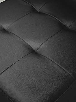 Пуфик куб 38х38х38см складной черный PU 000000000001226420