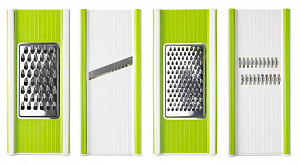 Терка APOLLO "Tower" (4 режущие поверхности+держатель д/продуктов +хранение+контейнер+овощечистка) пищевой пластик ABS НЖС 304 НЖС 201 TWR-20 000000000001201031