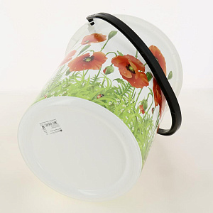 Ведро 11л ЦВЕТЫ без крышки пластик 4314302 000000000001204655