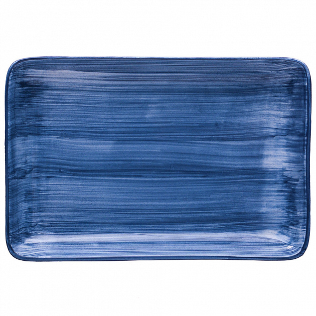 Блюдо сервировочное 23х15см CERA TALE Blue керамика глазурованная 000000000001210888