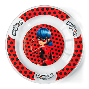 Тарелка 19,5см ND PLAY Леди Баг и Супер Кот Дизайн 2 стекло 000000000001193229