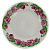 Тарелка фарфор десертная 200 мм супадкий край Розовые тюльпаны бортовые,093032 000000000001193477