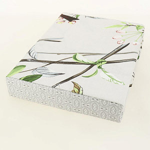 Комплект постельного белья 1,5-спальный TEODORA Дориан плотность125гр простыня 150х215см пододеяльник 145х215см две наволочки 70х70см 100%хлопок 000000000001206408