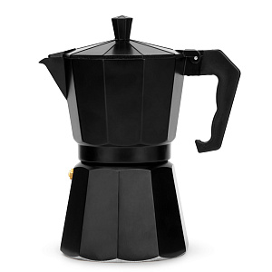 Кофеварка гейзерная 300мл индукция черный алюминий 000000000001220187