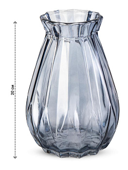 Ваза 20см Diamond ST в ассортименте стекло 000000000001227102