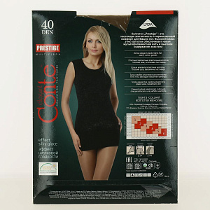 CONTE КОЛГОТКИ ЖЕН PRESTIGE 40 ДЕН Р 2 BRONZ ден  83 % па, 17 % эл 000000000001031327