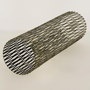 Ваза стеклянная с ручным рисунком, дизайн Danuta Kotova,широкий цилиндр  высотой 40 см, ручной рисунок по матированной поверхности. 000000000001191037