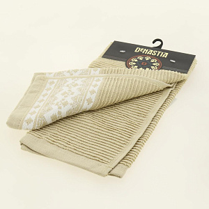 Полотенце кухонное 40х60см DE'NASTIA золото вельвет 100%хлопок 000000000001207130