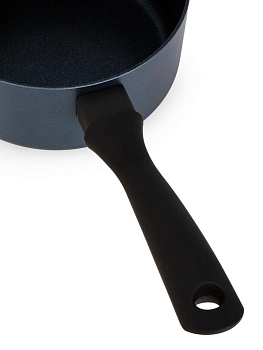 Набор посуды для приготовление 3 предмета (сковорода 24см/ковш 16см/крышка 24см) синий алюминий 000000000001229789