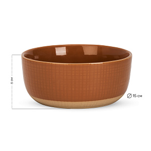 Салатник 15см Сливки в ассортименте керамика 000000000001220028