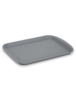 Подставка под миску для животных 33х26см LUCKY PET серый пластик 000000000001223403