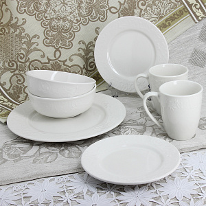 Обеденная тарелка Цветочный узор Estetica, 27 см 000000000001114022