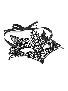 Маскарадная маска Лиса из полиэстера с лентой для крепления на голове (полиэстер) / 20,5х11х3см арт.81002 000000000001191314