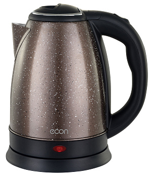 Чайник ECON, мощность 1500Вт, объем 1,8л, дисковый нагревательный элемент, отключение при закипании, отключение при отсутствии воды, вращение на 360˚ 000000000001220053