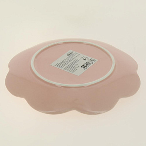 Тарелка десертная 20см КОРАЛЛ Бабочка розовая HD-010P 000000000001181052