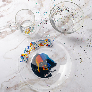 STAR WARS Набор для завтрака 3 предмета ОСЗ стекло 000000000001201048