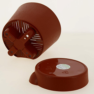 Горшок для цветов 2л FORA с поддоном терракот пластик Горшок для цветов 2л FORA с поддоном терракот пластик 000000000001176151