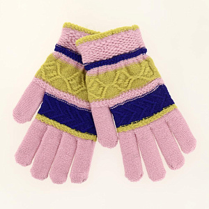 Перчатки унисекс зимние узор р-р7-9 100%пэ 000000000001182604