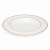 Тарелка суповая 22см Анжелика с золотом фарфор 000000000001219753