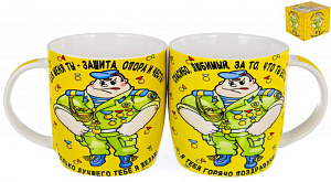 Кружка 380мл Защита опора подарочная упаковка 133-08054 000000000001184071