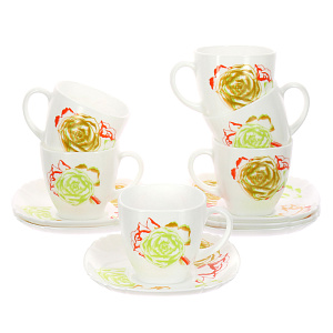 АМАРИЯ Набор чайный 12 предметов 220мл LUMINARC J1893 000000000001114778