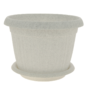 Горшок для цветов Таити D 230 mm с подставкой №5 мраморный 4л ING41023FМР 000000000001194539